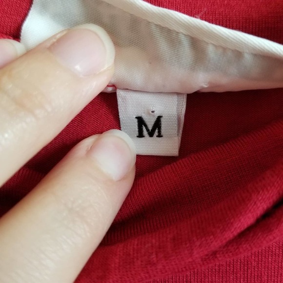 Bryn Walker bright red longsleeve turtleneck M - Picture 3 of 7